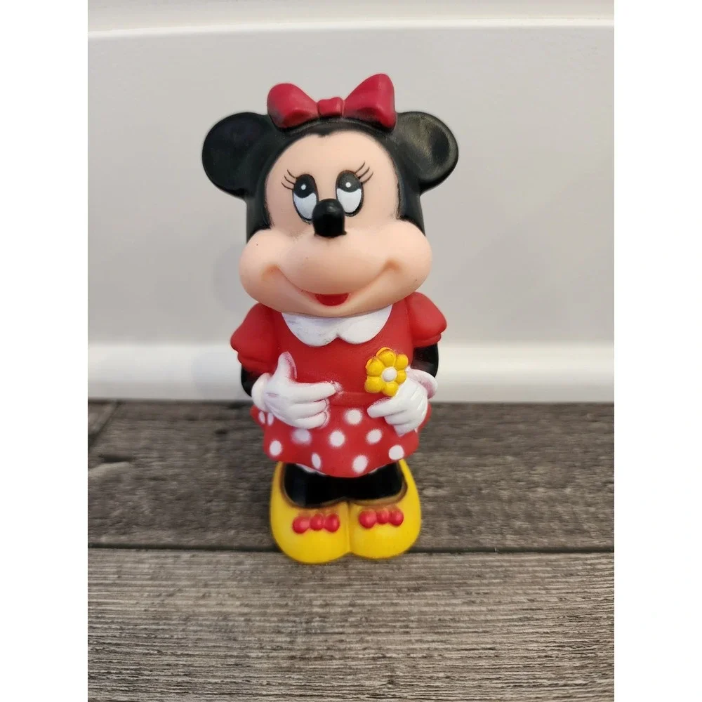 Vtg Mickey & Minnie Mouse Walt Disney Company 1986 Tootsie Toy Made In Thailand
